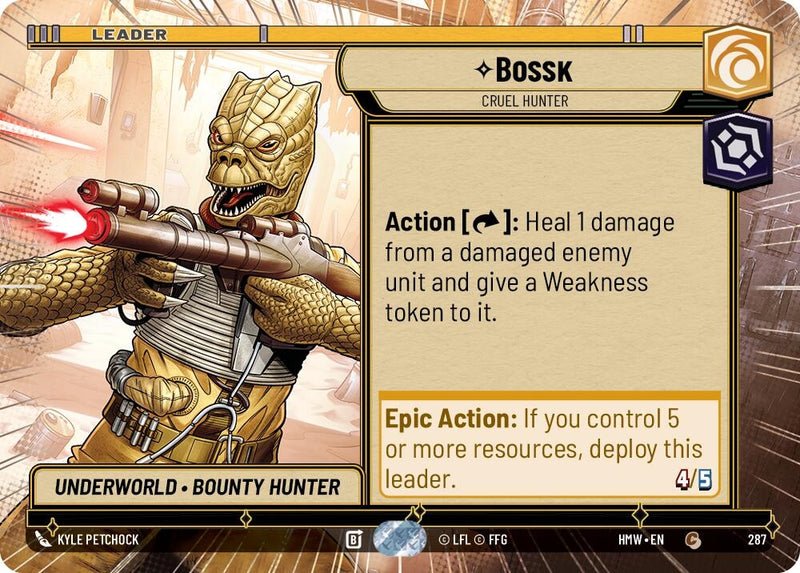 Image for Bossk - Cruel Hunter (Hyperspace) (287) [Homeworlds] - Star Wars: Unlimited