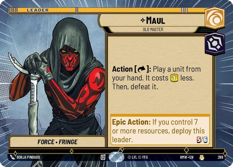 Image for Maul - Old Master (Hyperspace) (288) [Homeworlds] - Star Wars: Unlimited
