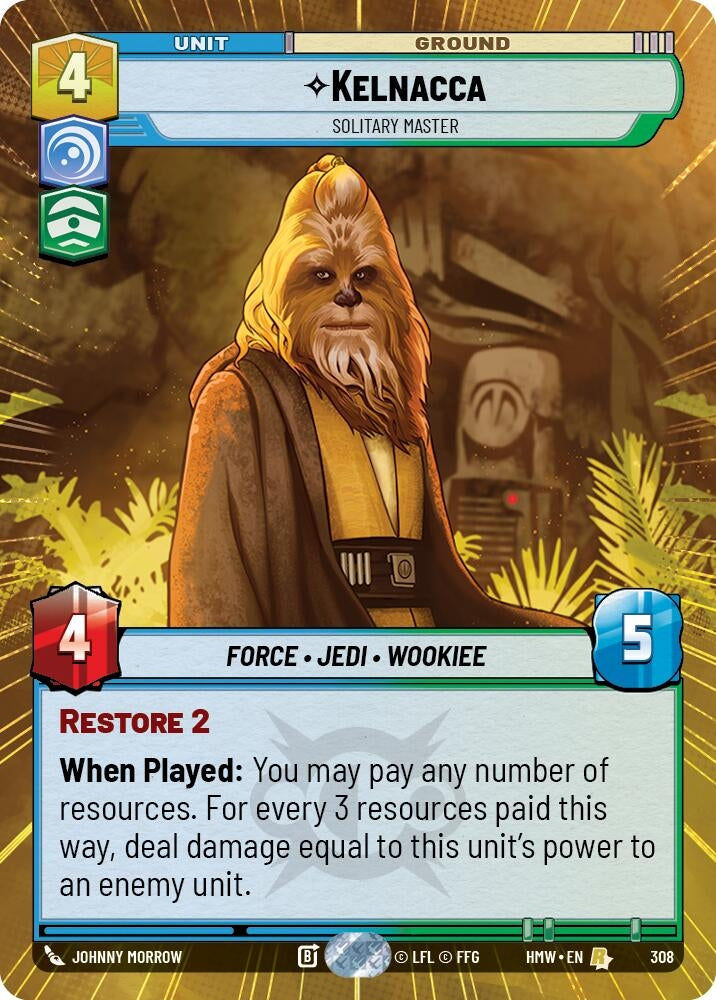 Image for Kelnacca - Solitary Master (Hyperspace) (308) [Homeworlds] - Star Wars: Unlimited