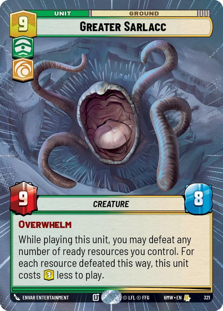 Image for Greater Sarlacc (Hyperspace) (321) [Homeworlds] - Star Wars: Unlimited