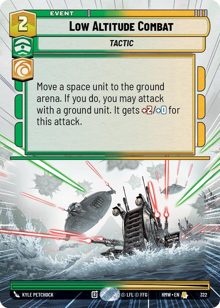 Image for Low Altitude Combat (Hyperspace) (322) [Homeworlds] - Star Wars: Unlimited