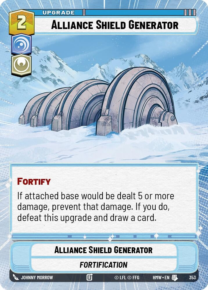 Image for Alliance Shield Generator (Hyperspace) (353) [Homeworlds] - Star Wars: Unlimited