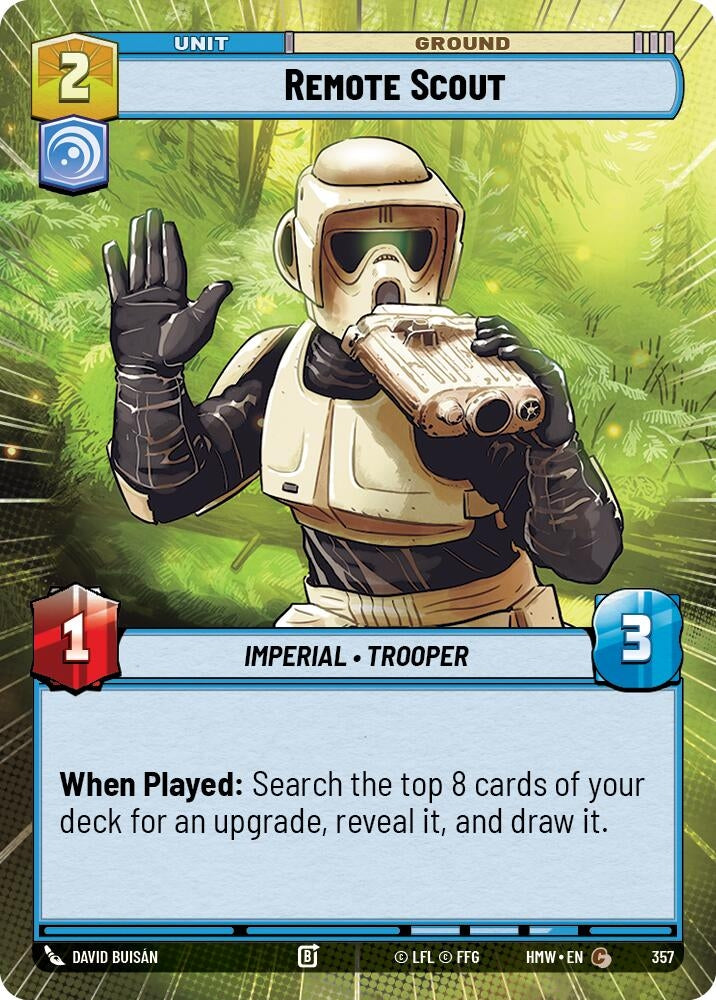Image for Remote Scout (Hyperspace) (357) [Homeworlds] - Star Wars: Unlimited