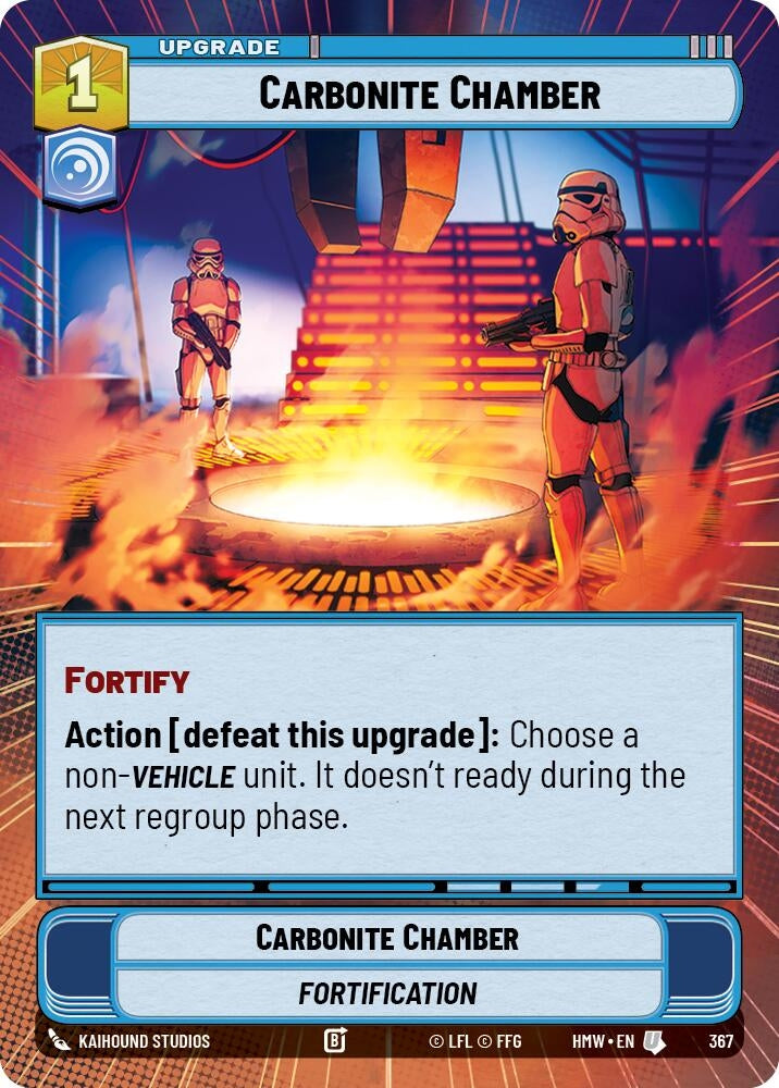 Image for Carbonite Chamber (Hyperspace) (367) [Homeworlds] - Star Wars: Unlimited