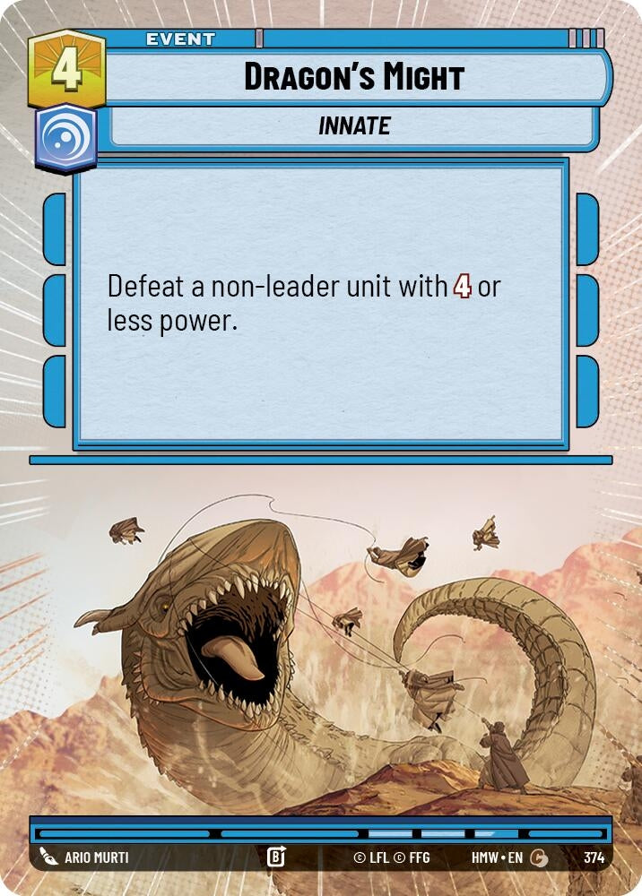 Image for Dragon's Might (Hyperspace) (374) [Homeworlds] - Star Wars: Unlimited