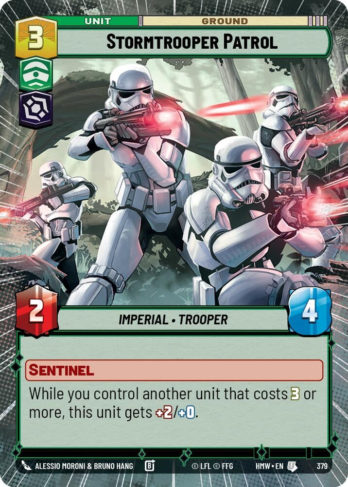 Image for Stormtrooper Patrol (Hyperspace) (379) [Homeworlds] - Star Wars: Unlimited