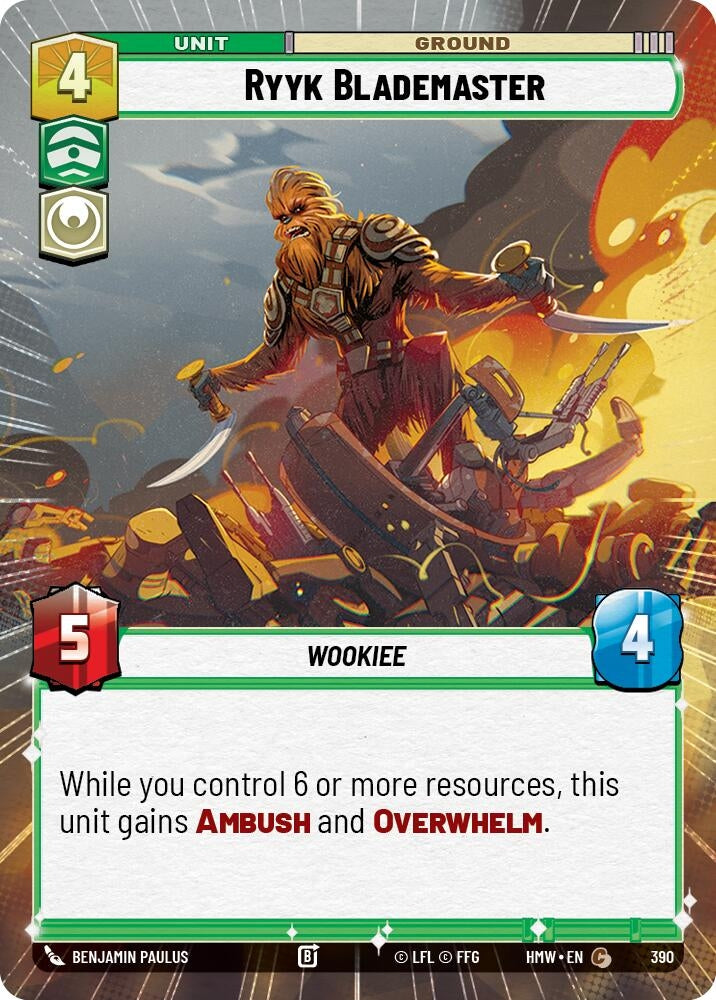 Image for Ryyk Blademaster (Hyperspace) (390) [Homeworlds] - Star Wars: Unlimited