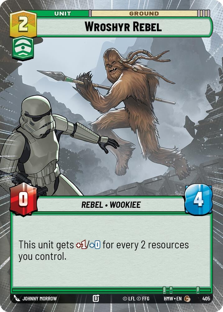 Image for Wroshyr Rebel (Hyperspace) (405) [Homeworlds] - Star Wars: Unlimited