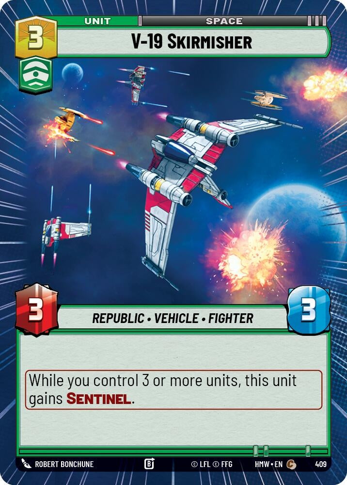Image for V-19 Skirmisher (Hyperspace) (409) [Homeworlds] - Star Wars: Unlimited