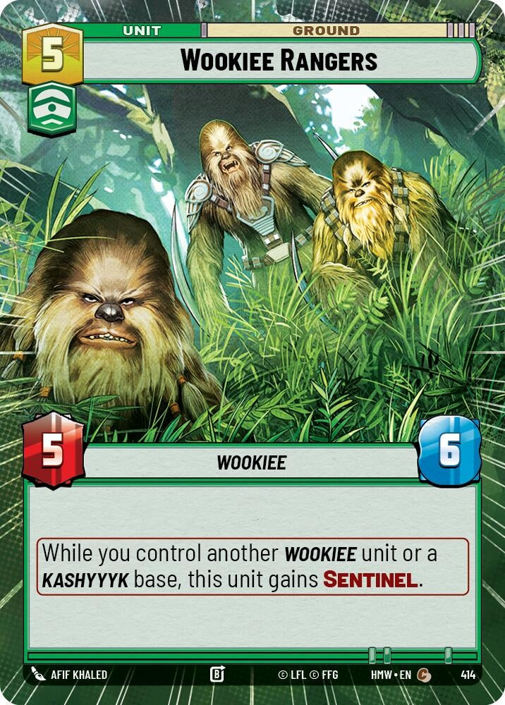 Image for Wookiee Rangers (Hyperspace) (414) [Homeworlds] - Star Wars: Unlimited