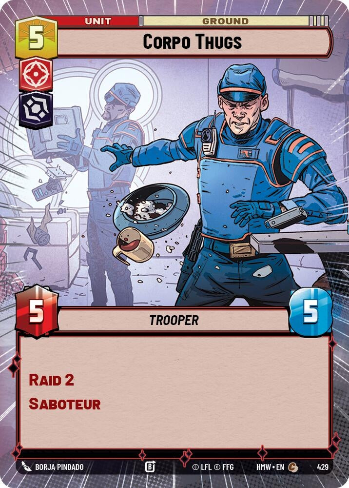 Image for Corpo Thugs (Hyperspace) (429) [Homeworlds] - Star Wars: Unlimited