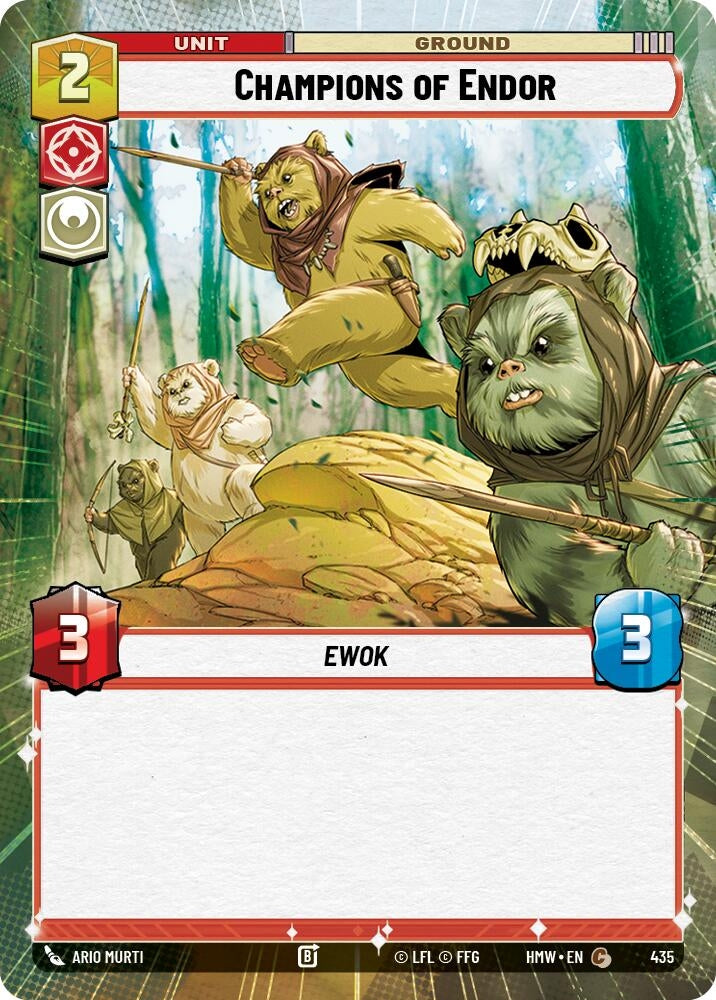Image for Champions of Endor (Hyperspace) (435) [Homeworlds] - Star Wars: Unlimited
