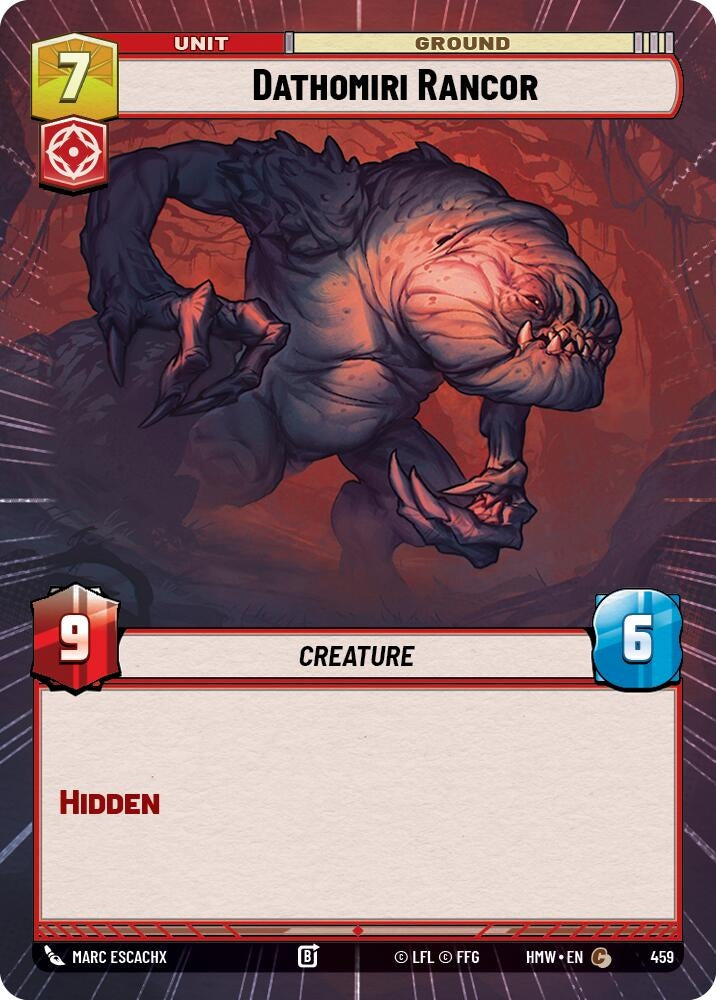 Image for Dathomiri Rancor (Hyperspace) (459) [Homeworlds] - Star Wars: Unlimited