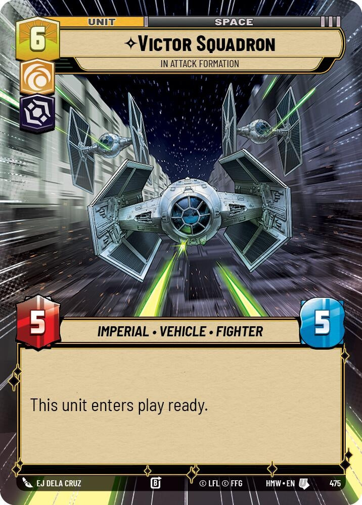 Image for Victor Squadron - In Attack Formation (Hyperspace) (475) [Homeworlds] - Star Wars: Unlimited