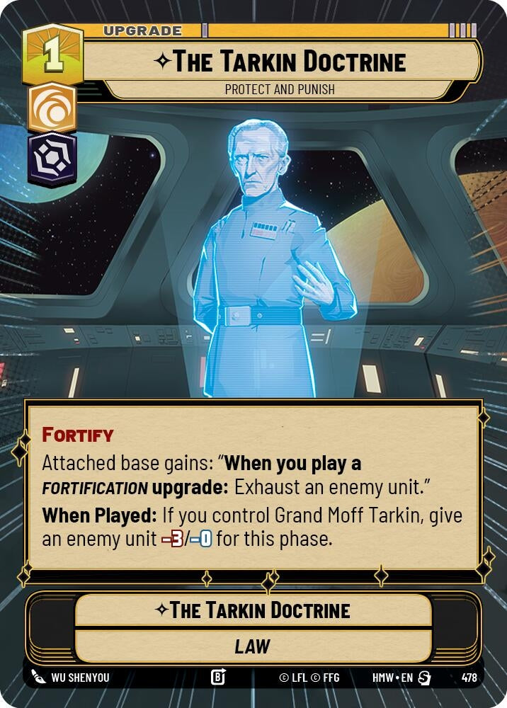 Image for The Tarkin Doctrine - Protect and Punish (Hyperspace) (478) [Homeworlds] - Star Wars: Unlimited
