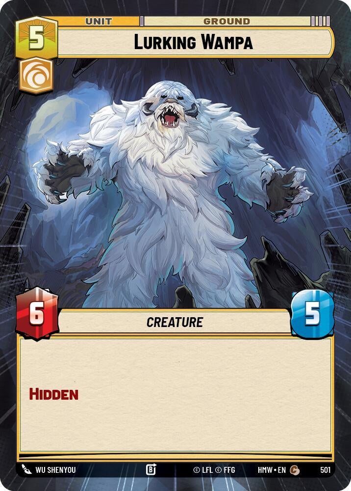 Image for Lurking Wampa (Hyperspace) (501) [Homeworlds] - Star Wars: Unlimited