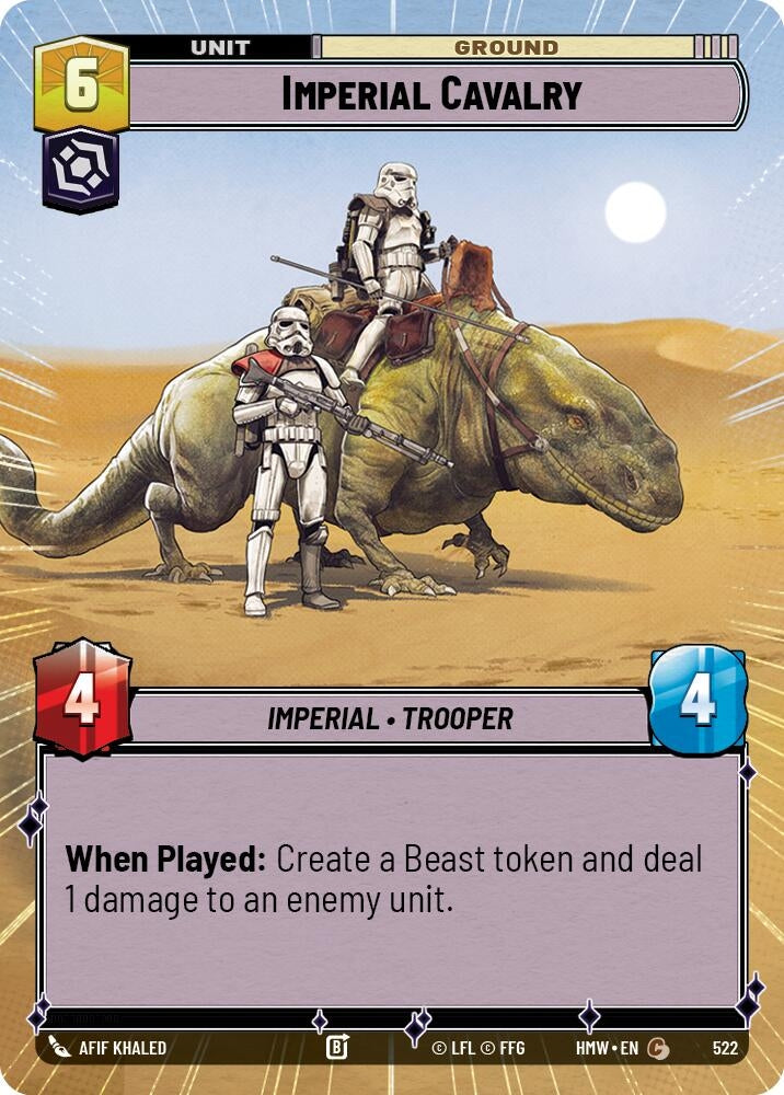 Image for Imperial Cavalry (Hyperspace) (522) [Homeworlds] - Star Wars: Unlimited