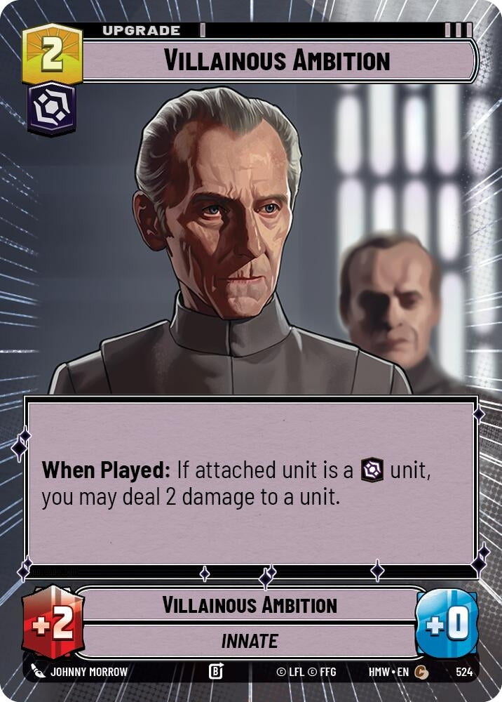 Image for Villainous Ambition (Hyperspace) (524) [Homeworlds] - Star Wars: Unlimited