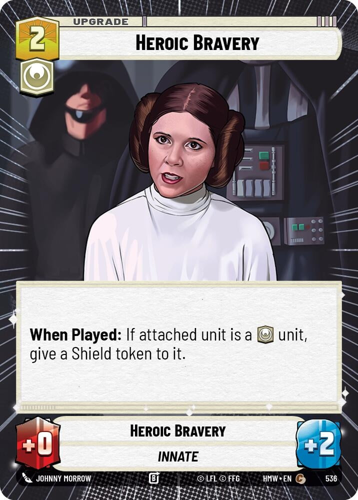 Image for Heroic Bravery (Hyperspace) (536) [Homeworlds] - Star Wars: Unlimited