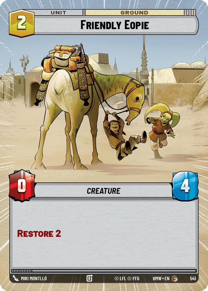 Image for Friendly Eopie (Hyperspace) (541) [Homeworlds] - Star Wars: Unlimited