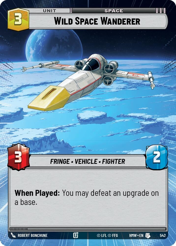 Image for Wild Space Wanderer (Hyperspace) (542) [Homeworlds] - Star Wars: Unlimited