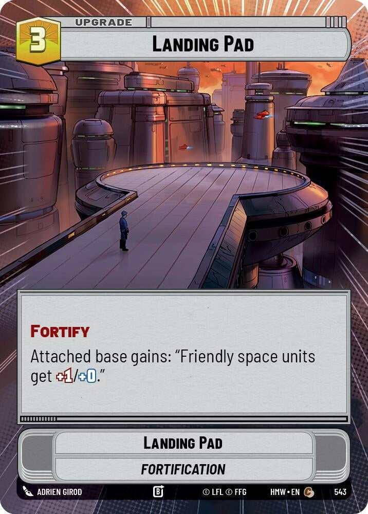 Image for Landing Pad (Hyperspace) (543) [Homeworlds] - Star Wars: Unlimited