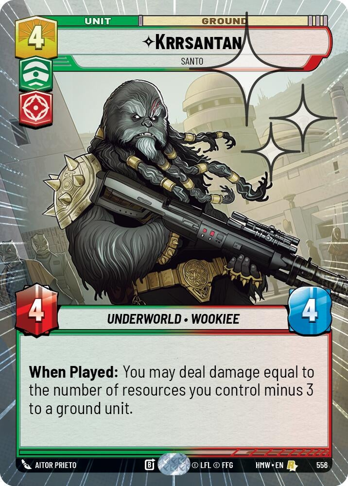 Krrsantan - Santo (Hyperspace Foil) (556) [Homeworlds]
