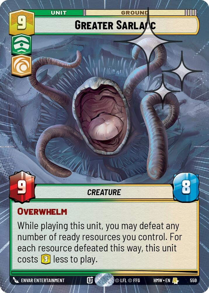 Image for Greater Sarlacc (Hyperspace Foil) (559) [Homeworlds] - Star Wars: Unlimited