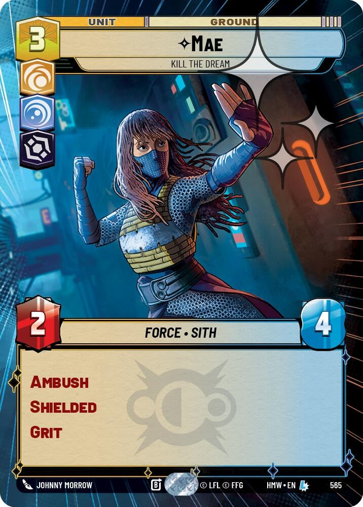 Image for Mae - Kill the Dream (Hyperspace Foil) (565) [Homeworlds] - Star Wars: Unlimited