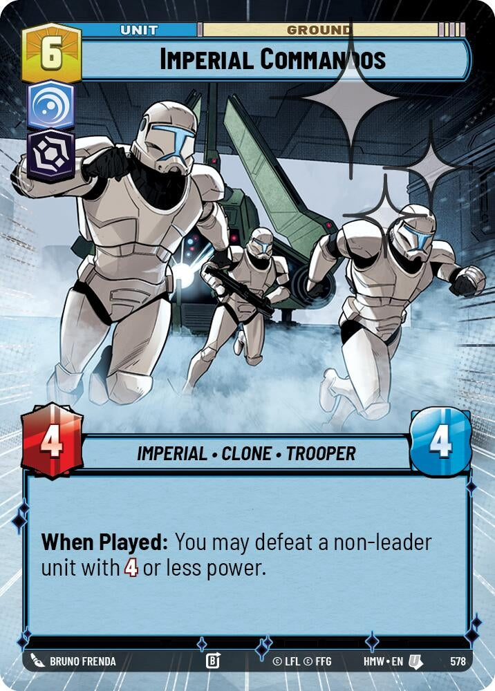 Image for Imperial Commandos (Hyperspace Foil) (578) [Homeworlds] - Star Wars: Unlimited