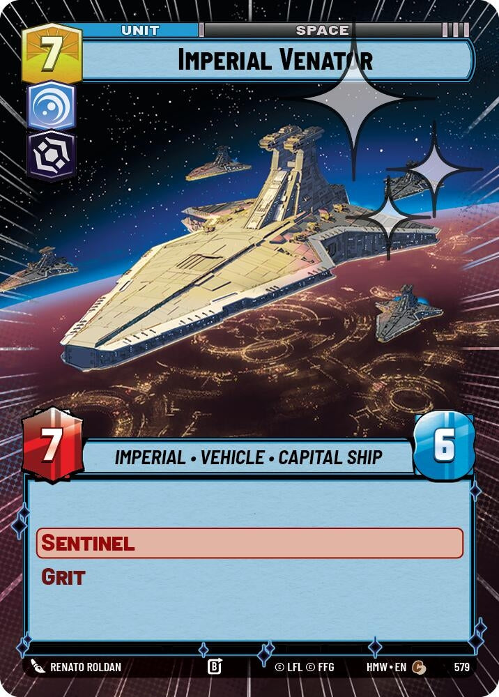 Image for Imperial Venator (Hyperspace Foil) (579) [Homeworlds] - Star Wars: Unlimited