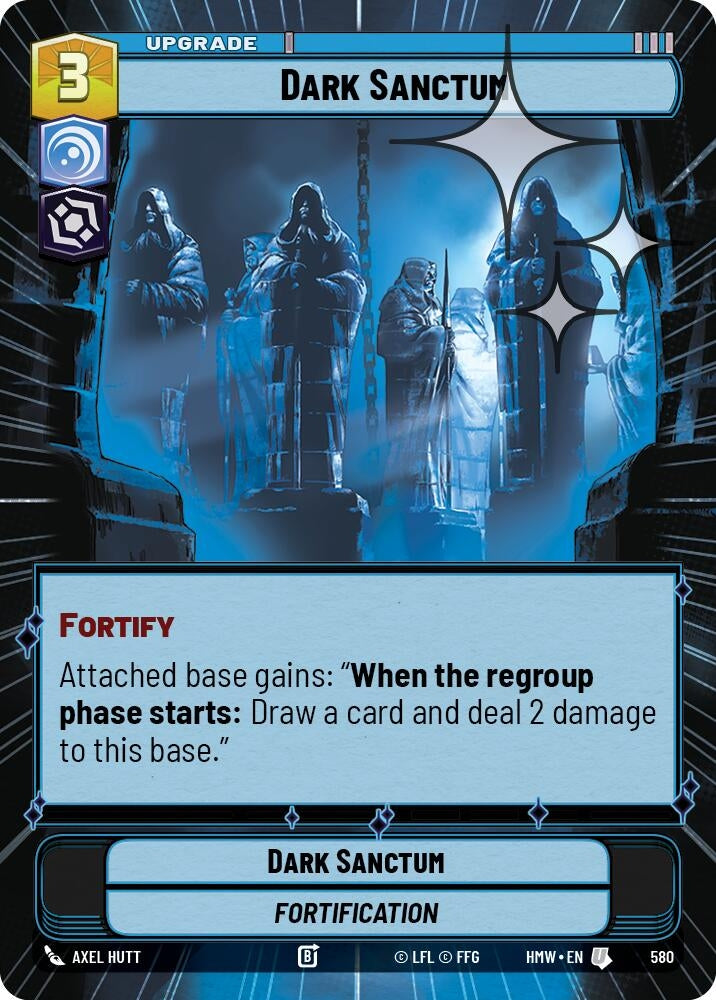 Image for Dark Sanctum (Hyperspace Foil) (580) [Homeworlds] - Star Wars: Unlimited