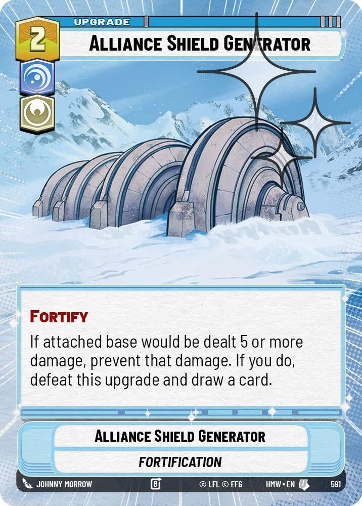 Image for Alliance Shield Generator (Hyperspace Foil) (591) [Homeworlds] - Star Wars: Unlimited