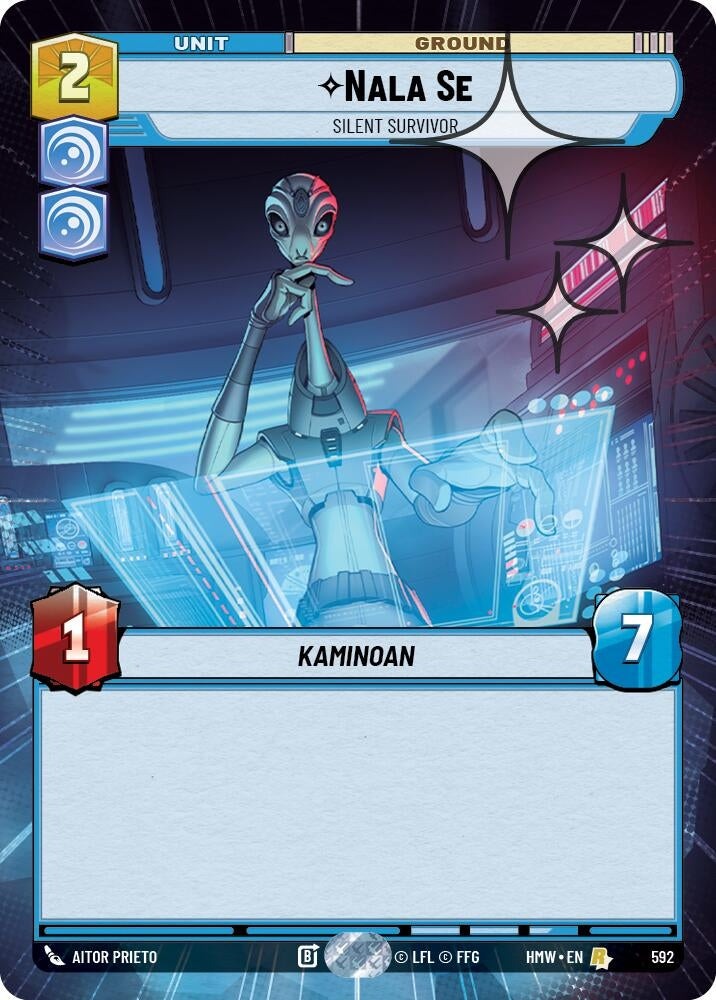 Image for Nala Se - Silent Survivor (Hyperspace Foil) (592) [Homeworlds] - Star Wars: Unlimited