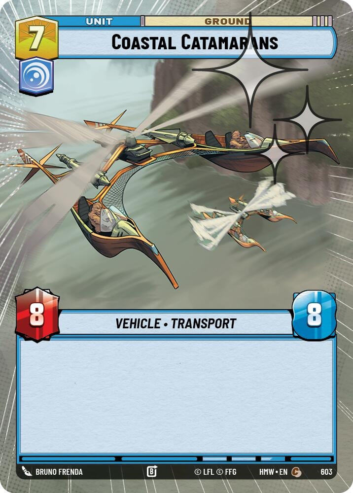 Image for Coastal Catamarans (Hyperspace Foil) (603) [Homeworlds] - Star Wars: Unlimited