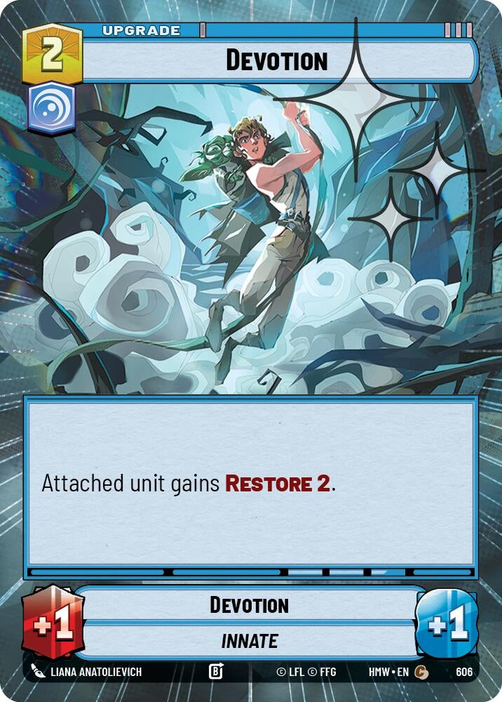 Image for Devotion (Hyperspace Foil) (606) [Homeworlds] - Star Wars: Unlimited