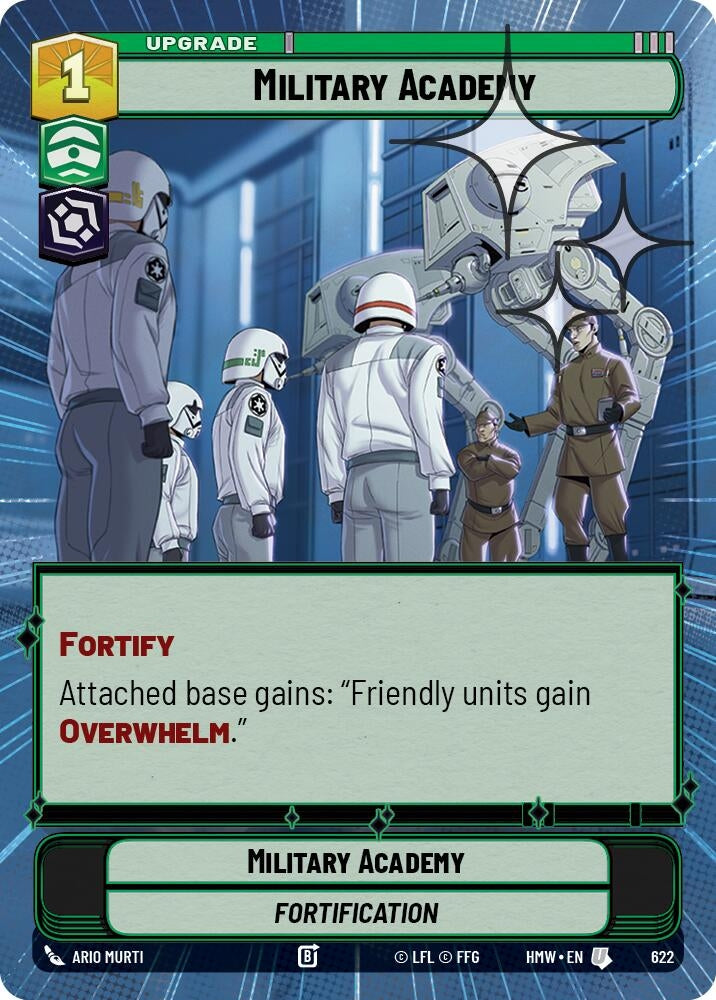 Image for Military Academy (Hyperspace Foil) (622) [Homeworlds] - Star Wars: Unlimited