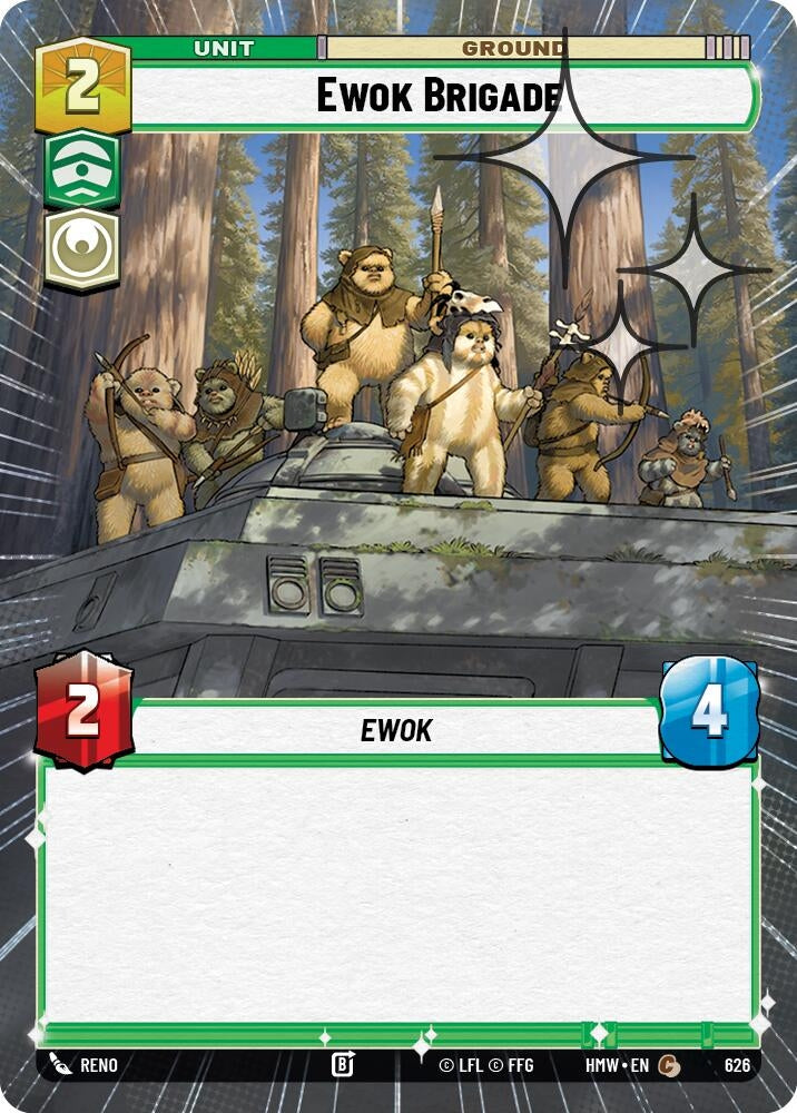 Image for Ewok Brigade (Hyperspace Foil) (626) [Homeworlds] - Star Wars: Unlimited