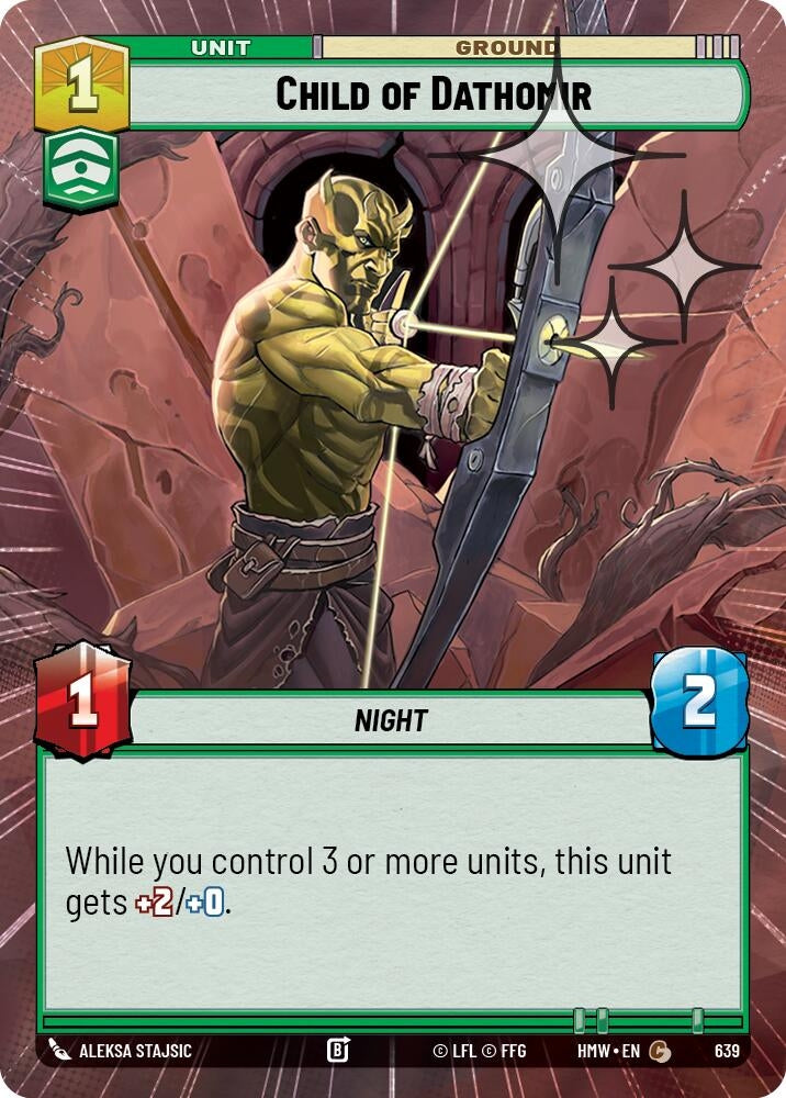 Image for Child of Dathomir (Hyperspace Foil) (639) [Homeworlds] - Star Wars: Unlimited