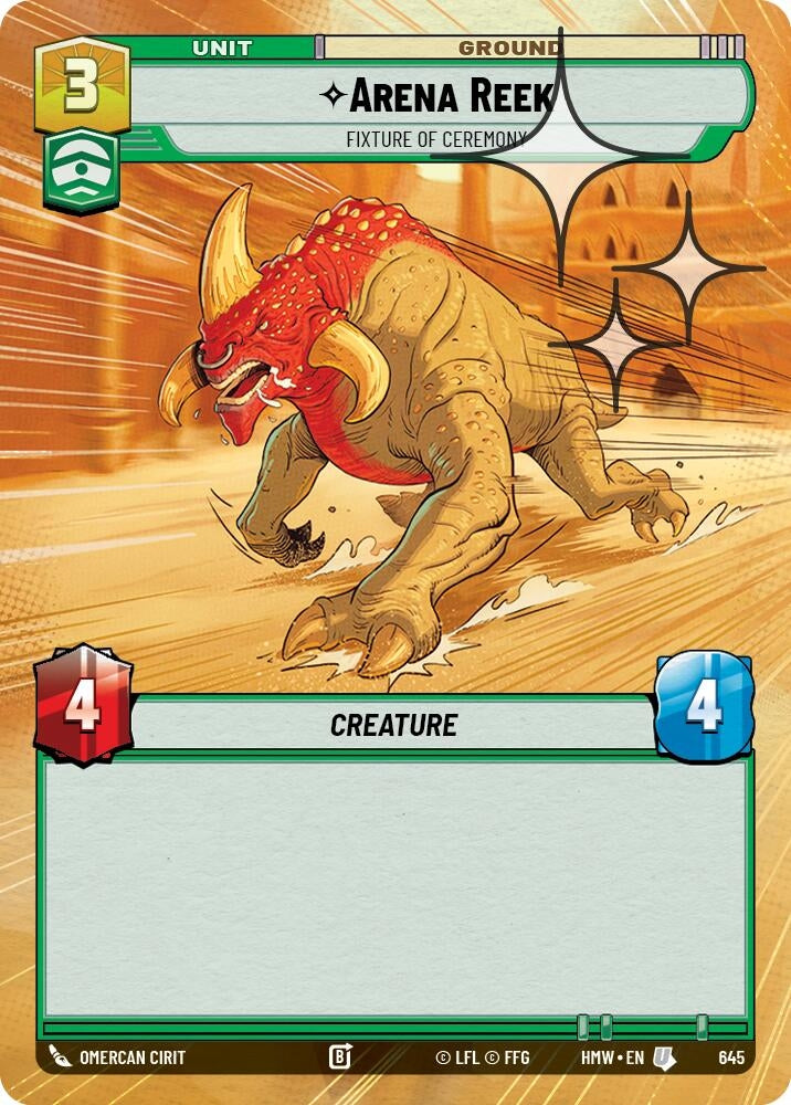 Image for Arena Reek - Fixture of Ceremony (Hyperspace Foil) (645) [Homeworlds] - Star Wars: Unlimited