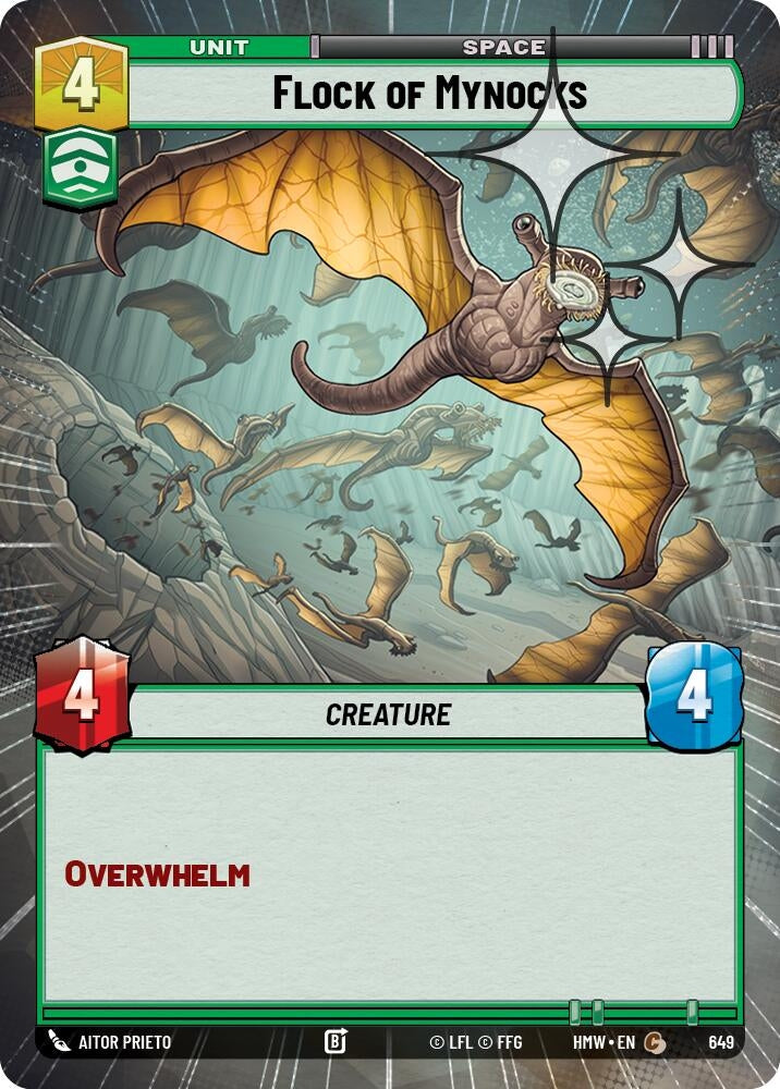 Image for Flock of Mynocks (Hyperspace Foil) (649) [Homeworlds] - Star Wars: Unlimited