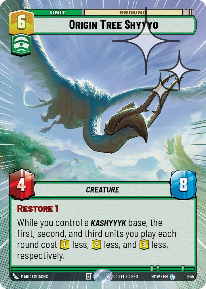 Image for Origin Tree Shyyyo (Hyperspace Foil) (655) [Homeworlds] - Star Wars: Unlimited
