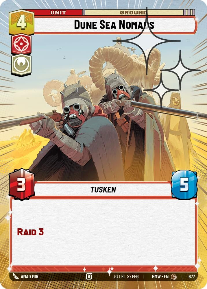 Image for Dune Sea Nomads (Hyperspace Foil) (677) [Homeworlds] - Star Wars: Unlimited