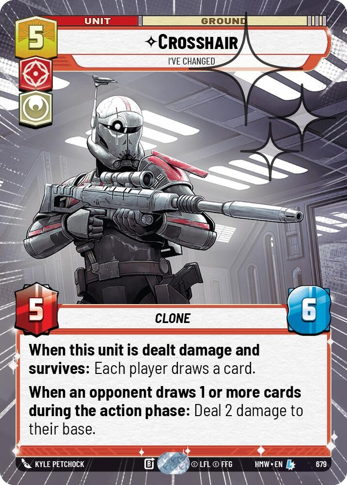 Image for Crosshair - I've Changed (Hyperspace Foil) (679) [Homeworlds] - Star Wars: Unlimited