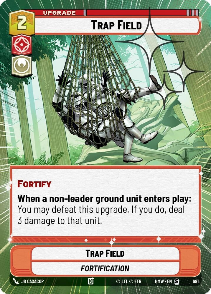 Image for Trap Field (Hyperspace Foil) (681) [Homeworlds] - Star Wars: Unlimited