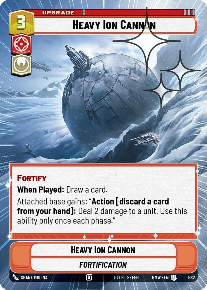 Image for Heavy Ion Cannon (Hyperspace Foil) (682) [Homeworlds] - Star Wars: Unlimited