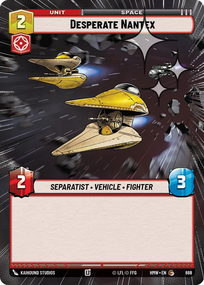 Image for Desperate Nantex (Hyperspace Foil) (688) [Homeworlds] - Star Wars: Unlimited