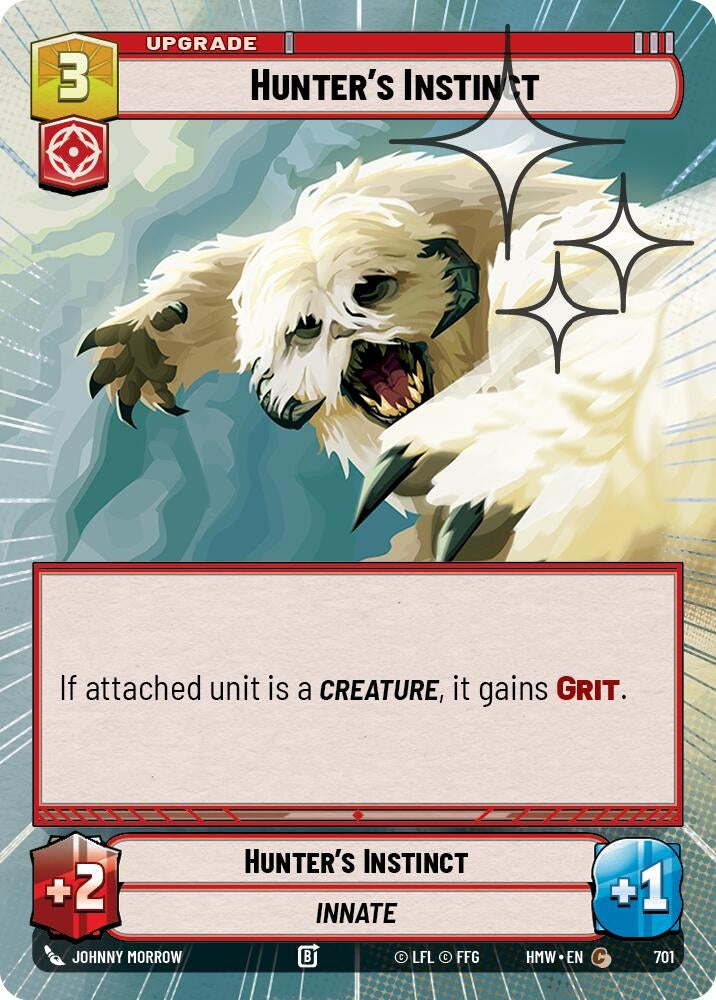Image for Hunter's Instinct (Hyperspace Foil) (701) [Homeworlds] - Star Wars: Unlimited