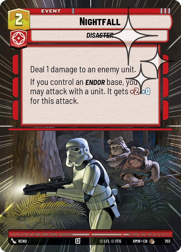 Image for Nightfall (Hyperspace Foil) (703) [Homeworlds] - Star Wars: Unlimited