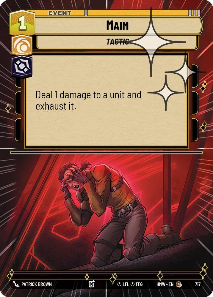 Image for Maim (Hyperspace Foil) (717) [Homeworlds] - Star Wars: Unlimited